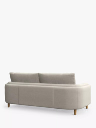 John Lewis Harbour Large 3 Seater Sofa, Light Leg, Aquaclean Matilda Natural - thumbnail 4