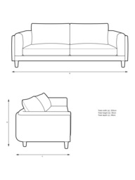 John Lewis Harbour Large 3 Seater Sofa, Light Leg, Aquaclean Matilda Natural - thumbnail 2
