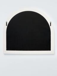 John Lewis Coastal Carved Frame Overmantel Wall Mirror, 95 x 105cm, White - thumbnail 4