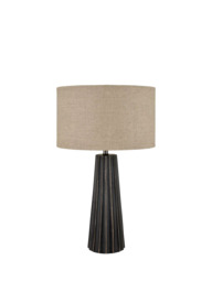 Pacific Draydon Mango Wood Table Lamp - thumbnail 1