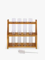 Fallen Fruits Large Pine Wood Test Tube Mini Plant Stand