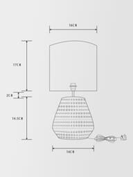 John Lewis Elwood Table Lamp, Set of 2 - thumbnail 2