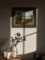 Brookpace Lascelles 'Scottish Landscape' Framed Canvas Print, 55 x 65cm, Green/Black - thumbnail 2