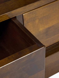 "Laura Ashley Garrat Corner TV Stand for TVs up to 50"", Dark Brown" - thumbnail 5