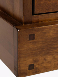 "Laura Ashley Garrat Corner TV Stand for TVs up to 50"", Dark Brown" - thumbnail 4