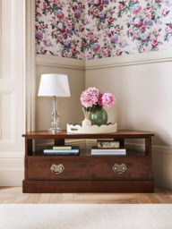 "Laura Ashley Garrat Corner TV Stand for TVs up to 50"", Dark Brown" - thumbnail 6