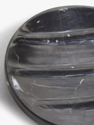 John Lewis Black Marble Soap Dish - thumbnail 3