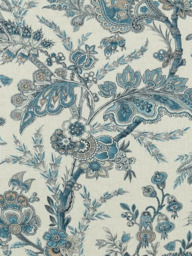 GP & J Baker Jewel Indienne Made to Measure Curtains or Roman Blind, Blue/Sand - thumbnail 1