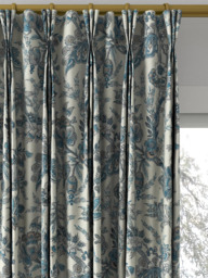 GP & J Baker Jewel Indienne Made to Measure Curtains or Roman Blind, Blue/Sand - thumbnail 6