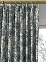 GP & J Baker Jewel Indienne Made to Measure Curtains or Roman Blind, Blue/Sand - thumbnail 2