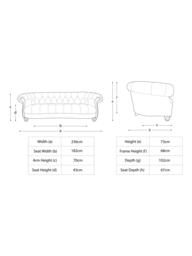 Tetrad Sandwick Medium 3 Seater Sofa - thumbnail 6