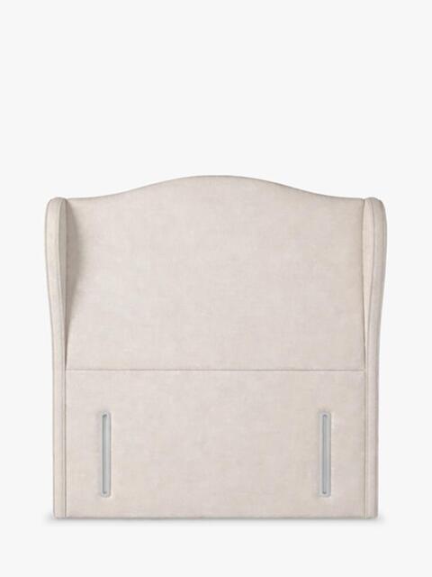 John Lewis Alderly Winged Full Depth Upholstered Headboard, Single