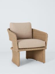 John Lewis Haven Woven Garden Lounge Chair, Sandstone