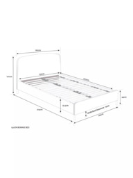 John Lewis Bonnie Upholstered Bed Frame, King Size - thumbnail 5