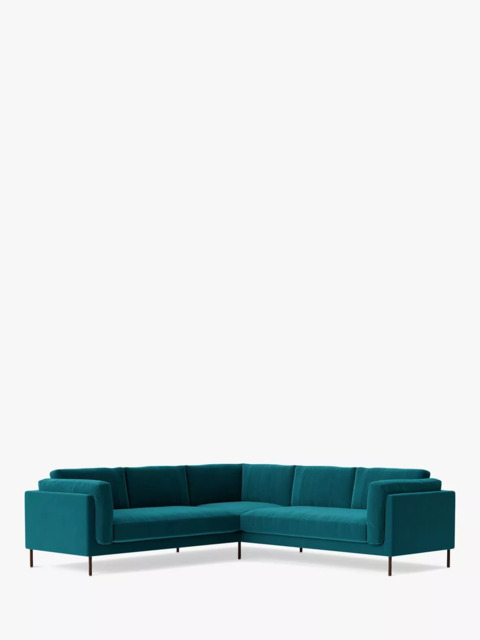Swoon Munich 5 Seater Corner Sofa, Dark Leg - image 1
