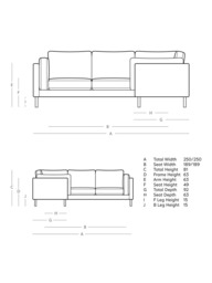 Swoon Munich 5 Seater Corner Sofa, Dark Leg - thumbnail 2
