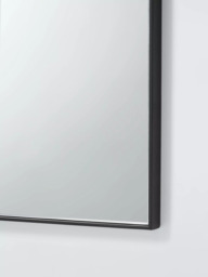 John Lewis Scandi Aluminium Full-Length Leaner Mirror, 180 x 60cm, Black - thumbnail 4