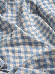 Piglet in Bed Gingham Linen Bedding - thumbnail 3