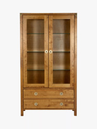 Laura Ashley Balmoral 2 Door 2 Drawer Display Unit, Honey - thumbnail 2