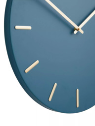 John Lewis Arne Brass Dial Analogue Wall Clock, 45cm - thumbnail 2