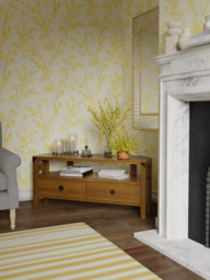Laura Ashley Balmoral 2 Drawer Corner TV Unit, Honey - thumbnail 5