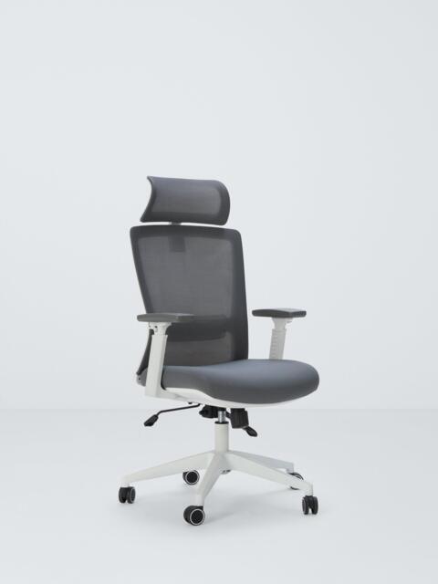 John Lewis Ollie High Back Ergonomic Office Chair, Grey - image 1
