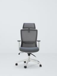 John Lewis Ollie High Back Ergonomic Office Chair, Grey - thumbnail 2