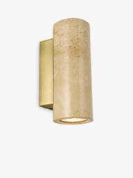 John Lewis Linea Marble Wall Light, Travertine - thumbnail 4