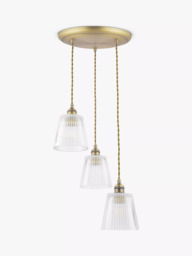 Laura Ashley Callaghan 3 Pendant Cluster Light, Antique Bronze - thumbnail 4