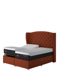TEMPUR® Suffolk Adjustable Disc Continental 2 Drawer Divan Base, Single - thumbnail 5