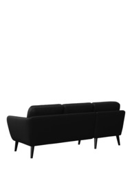 John Lewis Arlo LHF Chaise Leather Sofa, Dark Leg - thumbnail 4