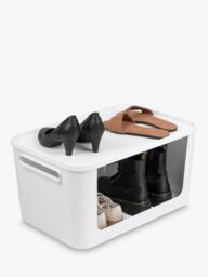 SmartStore Module Storage Box with Lid, 55L, White - thumbnail 2