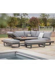 Bramblecrest Brooklyn 10-Seater Square Garden Sofa Set, Anthracite - thumbnail 3