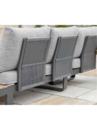 Bramblecrest Brooklyn 10-Seater Square Garden Sofa Set, Anthracite - thumbnail 4