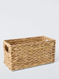 John Lewis Bulrush Storage Basket, Natural, Small