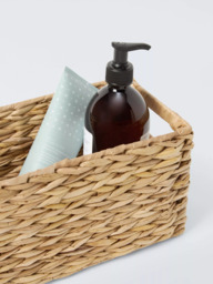 John Lewis Bulrush Storage Basket, Natural, Small - thumbnail 3