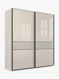 John Lewis Newlyn 2m Sliding Wardrobe with 2 Glass Doors - thumbnail 1