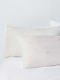 John Lewis Palm Cotton Rich Duvet Cover Set, Natural - thumbnail 2