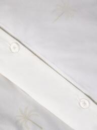 John Lewis Palm Cotton Rich Duvet Cover Set, Natural - thumbnail 4