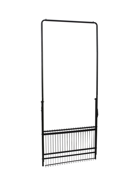 John Lewis Folding Metal Clothes Rail, Black - image 1
