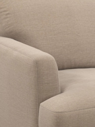 John Lewis Iona Medium 2 Seater Sofa, Dark Leg, Easy Clean Chunky Chenille Natural - thumbnail 6