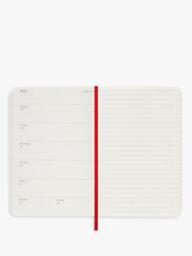 Moleskine 12 Month Weekly Notebook 2027, Soft Cover, Red - thumbnail 3
