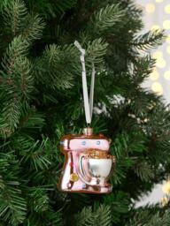 John Lewis The Enthusiast Food Mixer Bauble, Pink - thumbnail 2