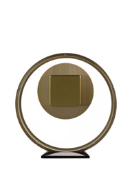 William Widdop Round Analogue Roman Numeral Mantel Clock - thumbnail 4