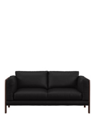 John Lewis Nest Medium 2 Seater Leather Sofa, Dark Leg - thumbnail 4