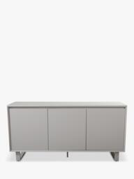 KETTLER Oslo 3 Door Sideboard, Grey - thumbnail 1