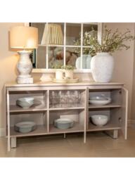 KETTLER Oslo 3 Door Sideboard, Grey - thumbnail 4