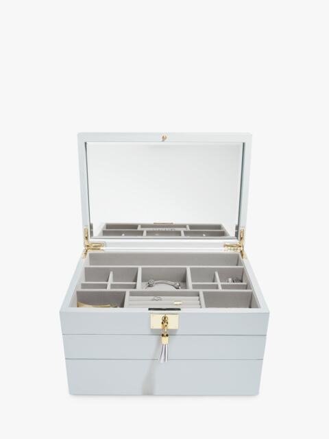 Stackers Leather Velvet Lined Jewellery Box - image 1