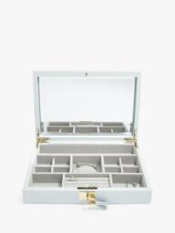 Stackers Leather Velvet Lined Jewellery Box - thumbnail 4