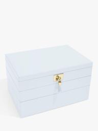 Stackers Leather Velvet Lined Jewellery Box - thumbnail 3